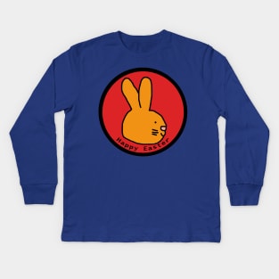 Happy Easter from the Funny Easter Bunny Kids Long Sleeve T-Shirt